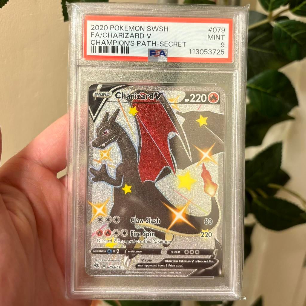 Pokemon Charizard Champions Path 079/073 - PSA 9, Ophalen of Verzenden, Zo goed als nieuw