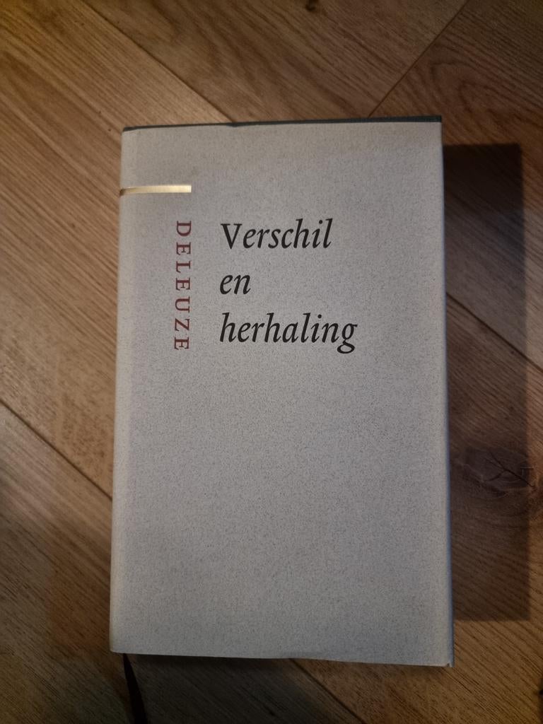 VERSCHIL EN HERHALING - Deleuse, Ophalen of Verzenden, Zo goed als nieuw
