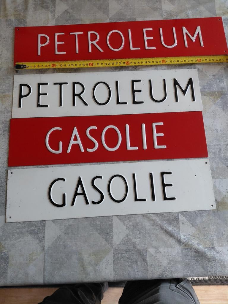 Emaille borden / oude borden / reclame borden, Ophalen