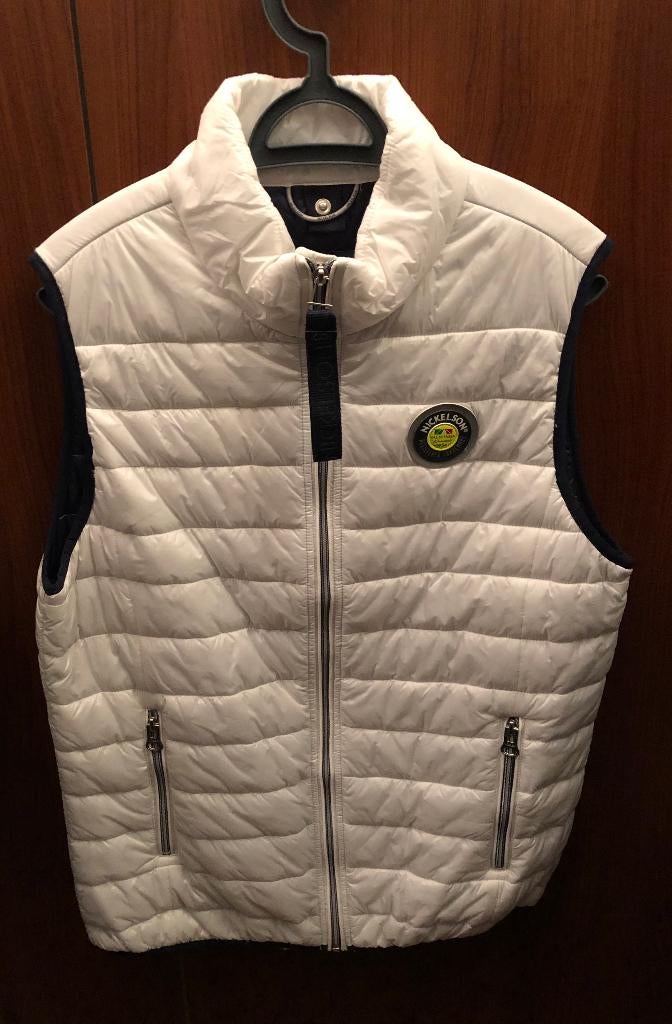 Nickelson Light Weight Bodywarmer Wit Sz. Large Nieuw!!!, Ophalen, Maat 52/54 (L), Wit, Nickelson