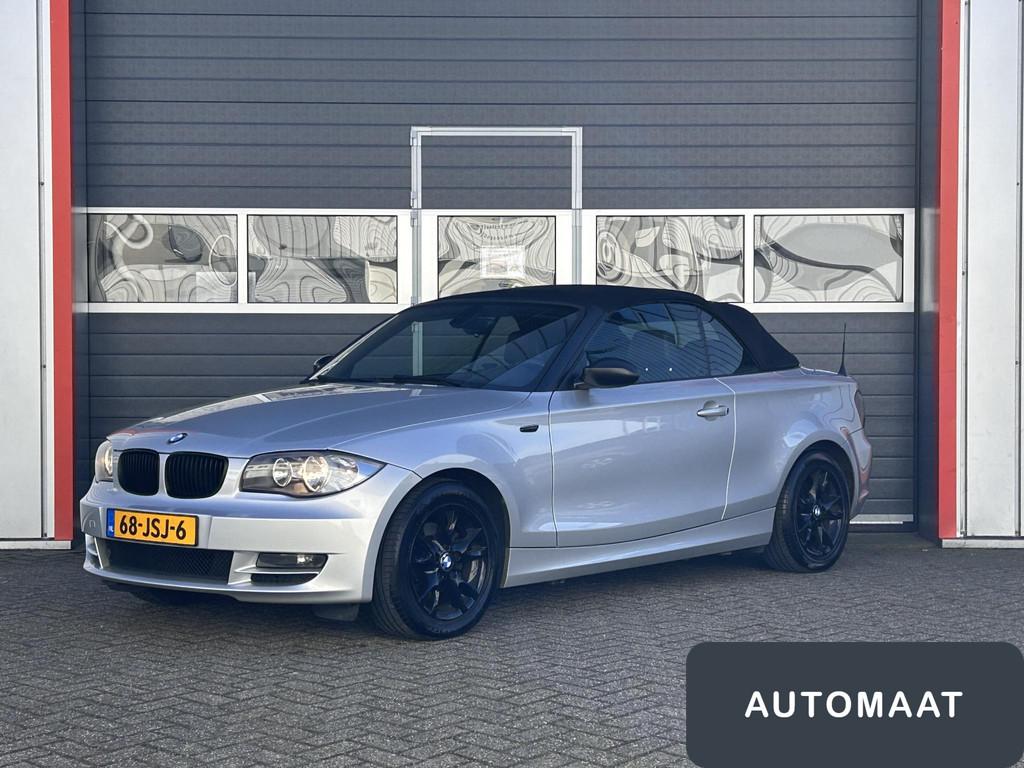 BMW 1-serie Cabrio 118i Executive | M pakket | Nette staat |, Auto's, Euro 5, Zwart, Cabriolet, 4 stoelen