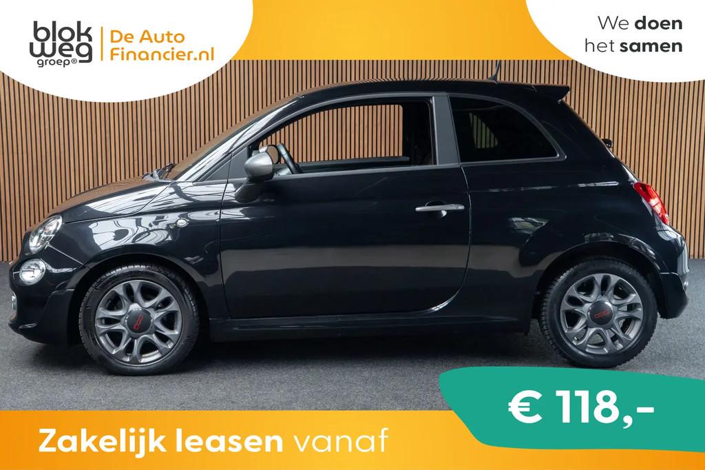 Fiat 500 0.9 TwinAir Turbo 500S € 6.950,00, Auto's, Fiat, Gebruikt, Euro 6, Leder en Stof, Zwart