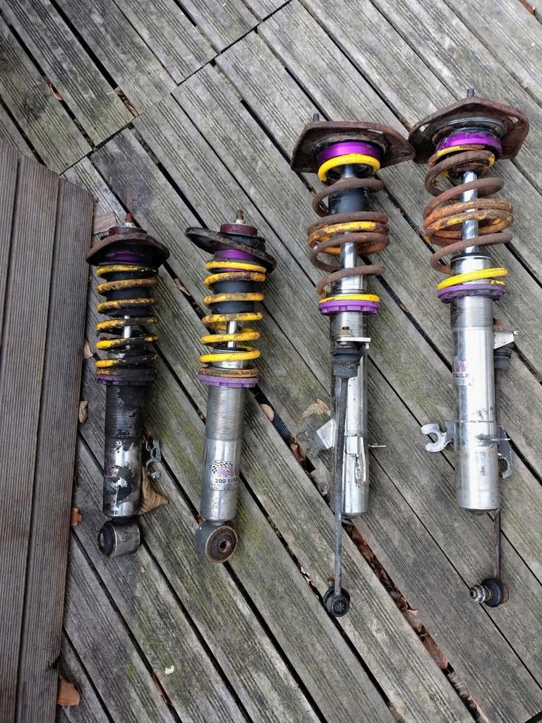 KW schroefset RVS voor en achter Mini R50, Ophalen of Verzenden