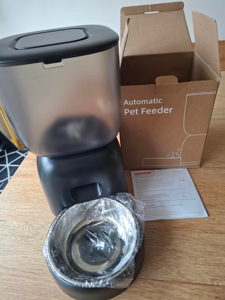 Luxe automatische voerautomaat kat/hond – nieuw – 3L + timer, Ophalen of Verzenden, Nieuw
