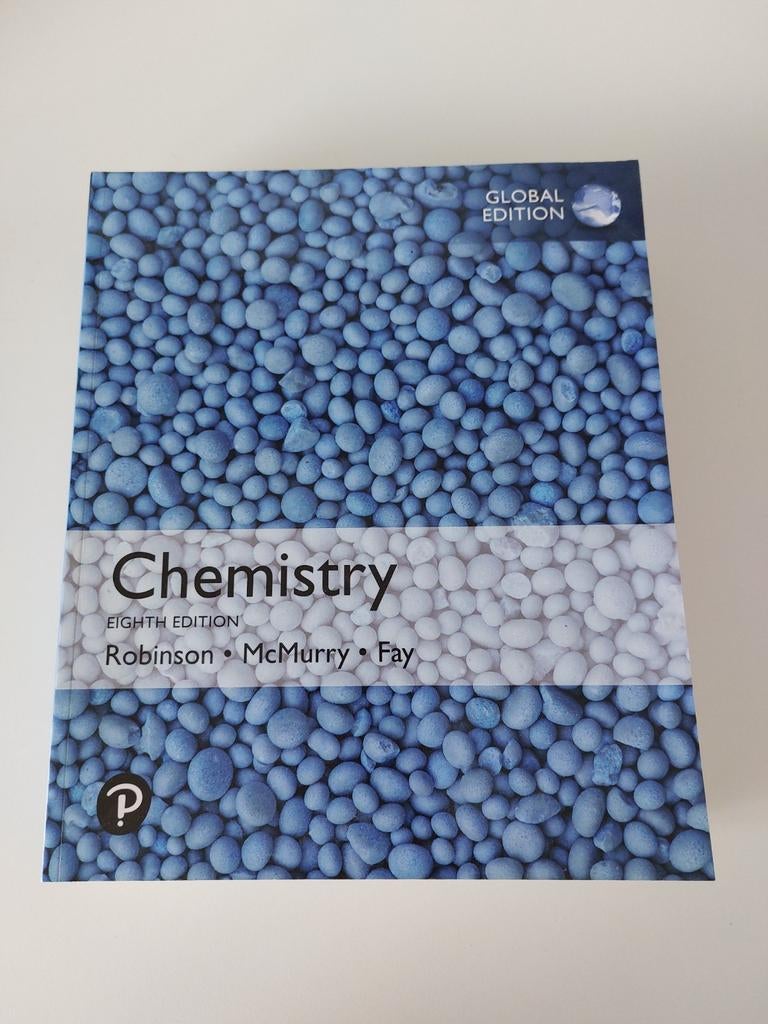 Chemistry 8e - Robinson, McMurry, Fay (Global Edition), Boeken, Ophalen of Verzenden, Robinson, McMurry, Fay, Beta, WO