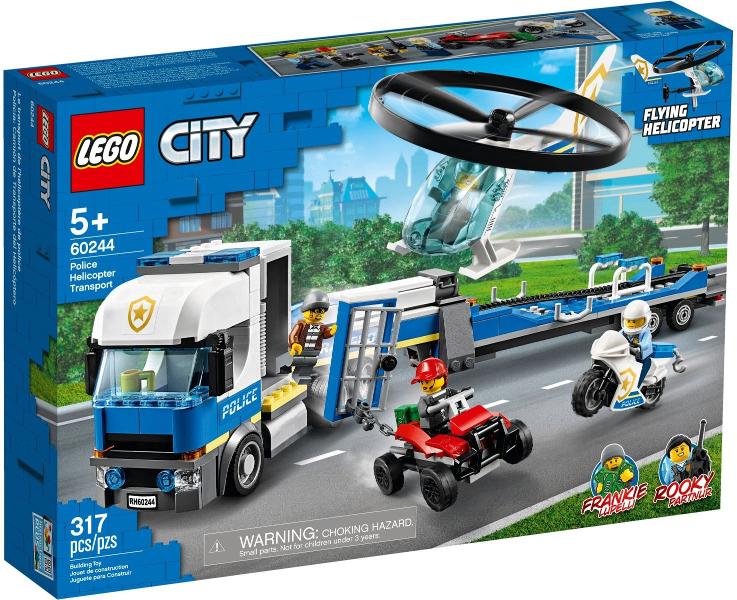 Lego City set 60244 Politie Helicopter Transport, Kinderen en Baby's, Speelgoed | Duplo en Lego, Nieuw, Lego, Complete set, Compleet