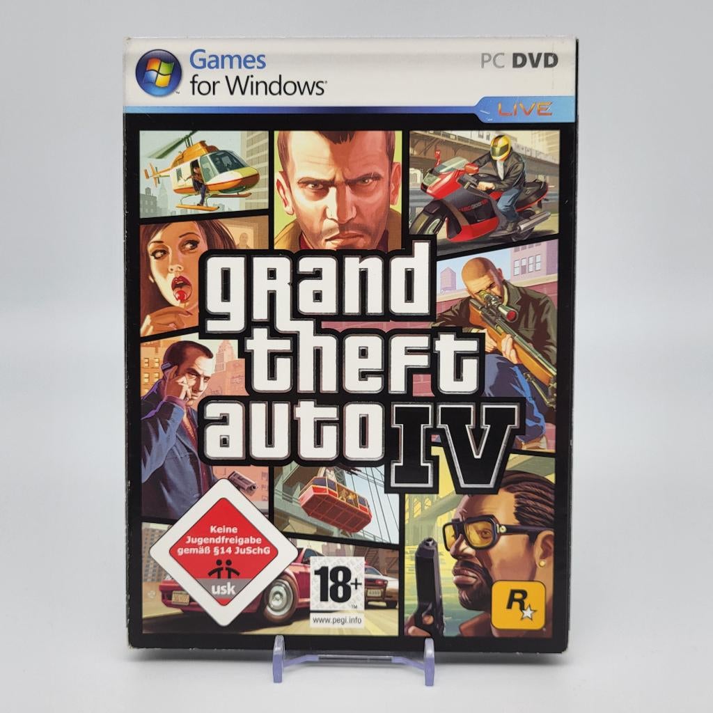 Grand Theft Auto IV GTA IV PC - Duits - No map, Avontuur en Actie, Gebruikt, Vanaf 18 jaar, 1 speler