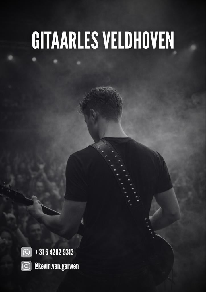 Gratis gitaarles Veldhoven!, Ophalen, Gebruikt, Minder dan 50 watt