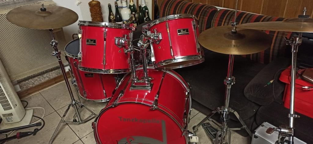 Pearl akoestisch/elektrisch drumstel, Ophalen, Gebruikt, Pearl, Elektronisch