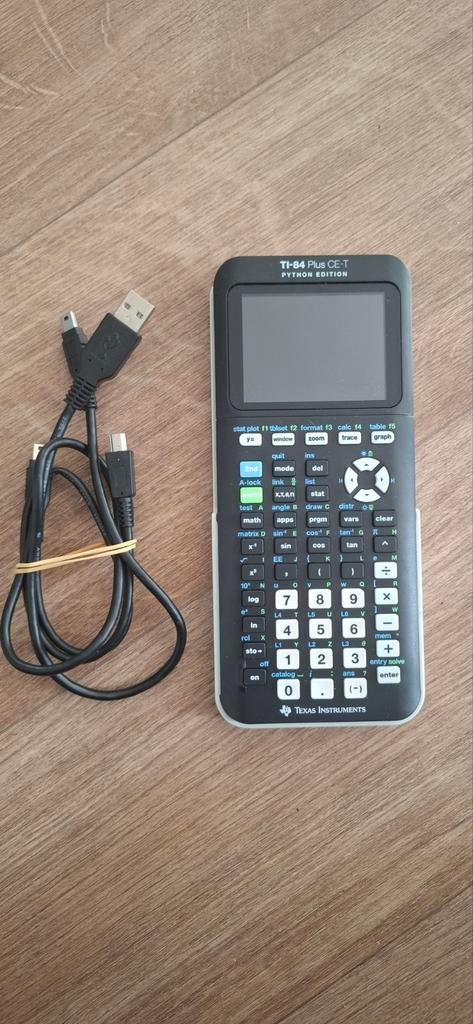 Grafische rekenmachine met kabels., Ophalen of Verzenden, Grafische rekenmachine, Gebruikt