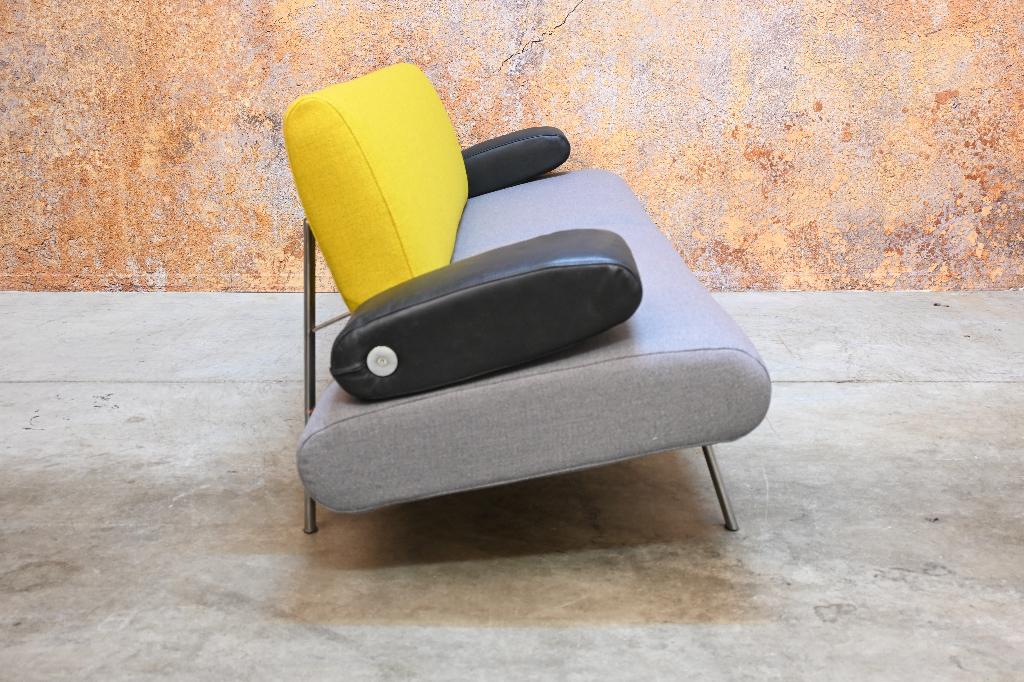 NIEUW beklede Harvink Armslag design bank verstelbare zit, Harvink, Harvink, Leer, Driepersoons