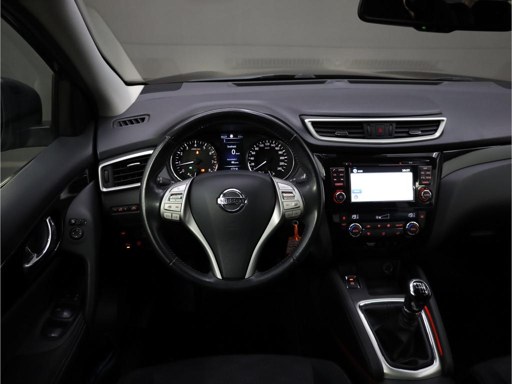 Nissan QASHQAI 1.2 Acenta Connect | Navigatie | Trekhaak | S, Voorwielaandrijving, Stof, Gebruikt, 116 pk