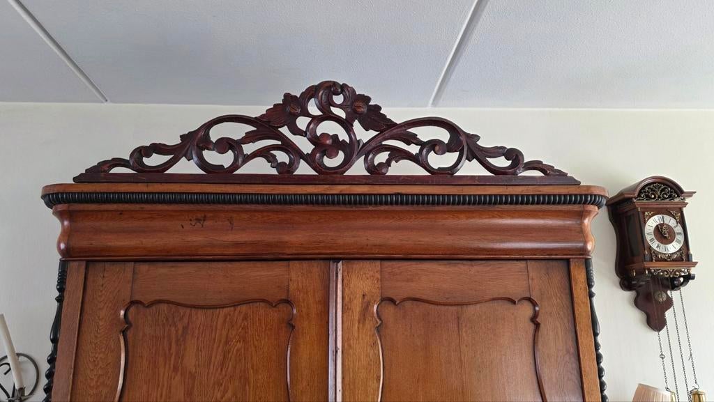 Antiek Hollands Eiken Kabinet - ca. 1850, Ophalen of Verzenden