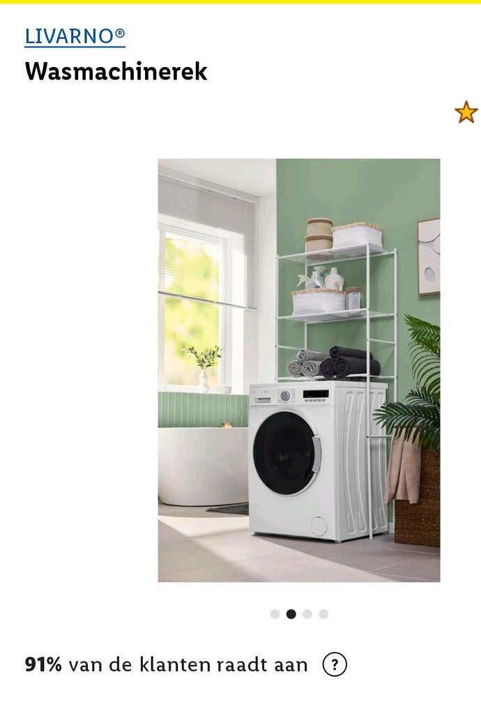 Livarno wasmachinerek, Ophalen of Verzenden