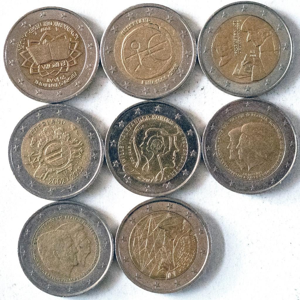 Speciale 2-euro herdenkingsmunten Nederland, Verzenden, Overige landen, 2 euro, Losse munt