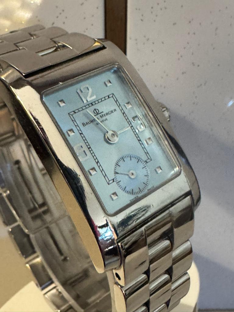 Mooi dames horloge Baume et Mercier Hampton S zeldzame kleur, Sieraden, Tassen en Uiterlijk, Armbanden, Gebruikt, Ophalen of Verzenden