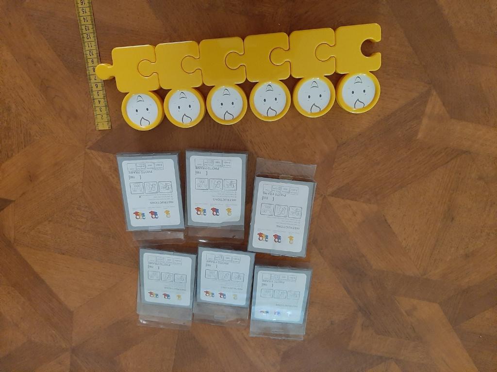 Foto frame lijstje gezicht puzzel 43mm 6 stuks, Ophalen of Verzenden, Nieuw