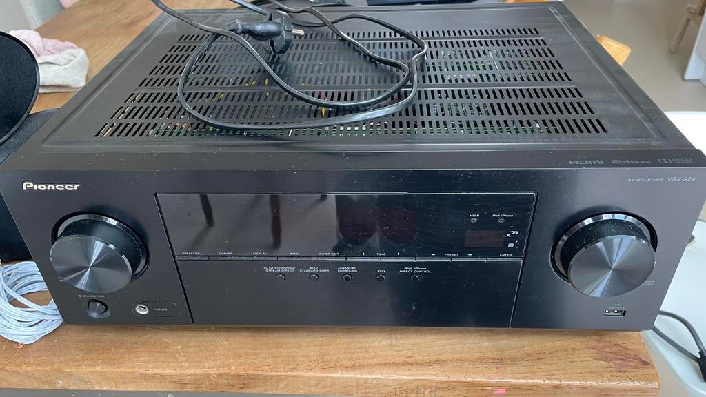 Pioneer receiver VSX-324, Ophalen, Gebruikt, 120 watt of meer, Pioneer