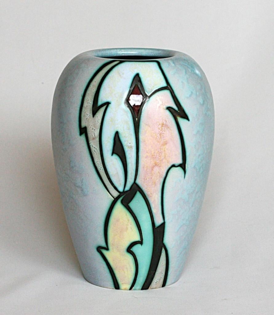 Flora Gouda Holland vaas Artistique 1492, Antiek en Kunst, Ophalen of Verzenden