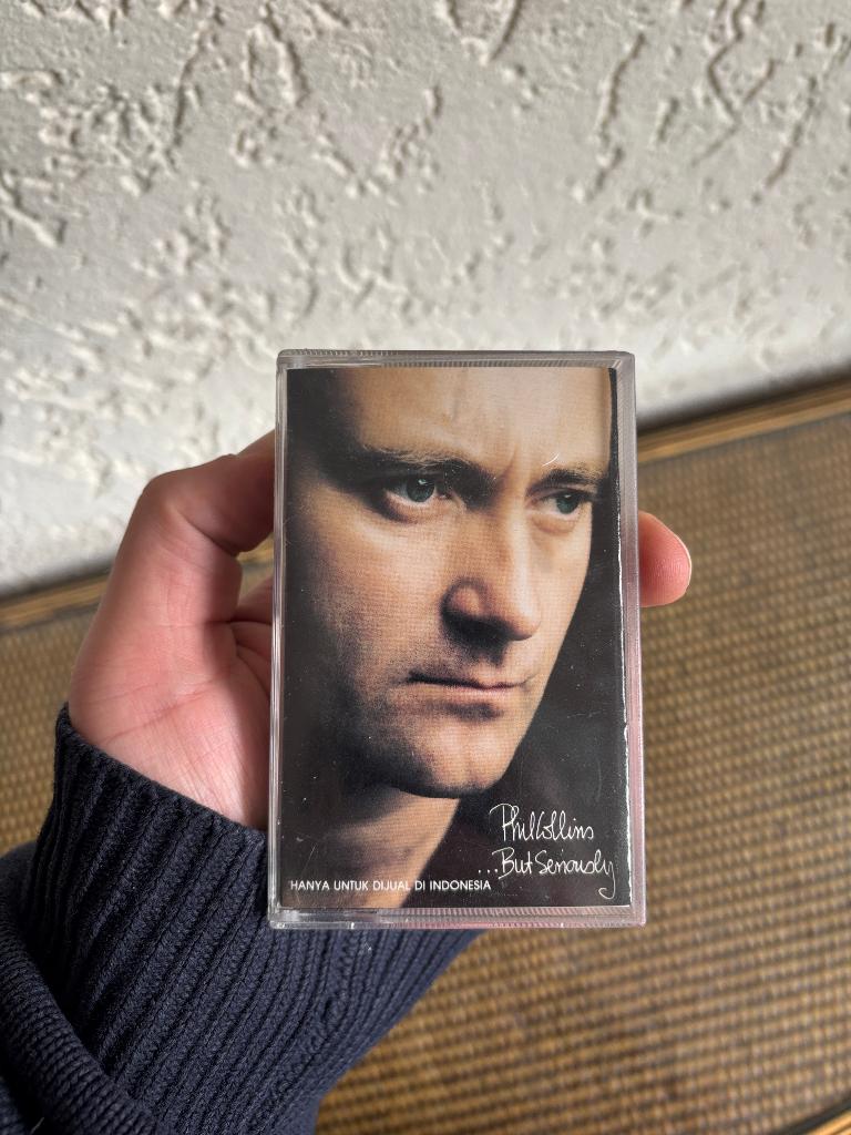 Phil Collins - But Seriously - 1989 - Indonesische uitgave, Gebruikt, 1 bandje, Ophalen of Verzenden, Origineel