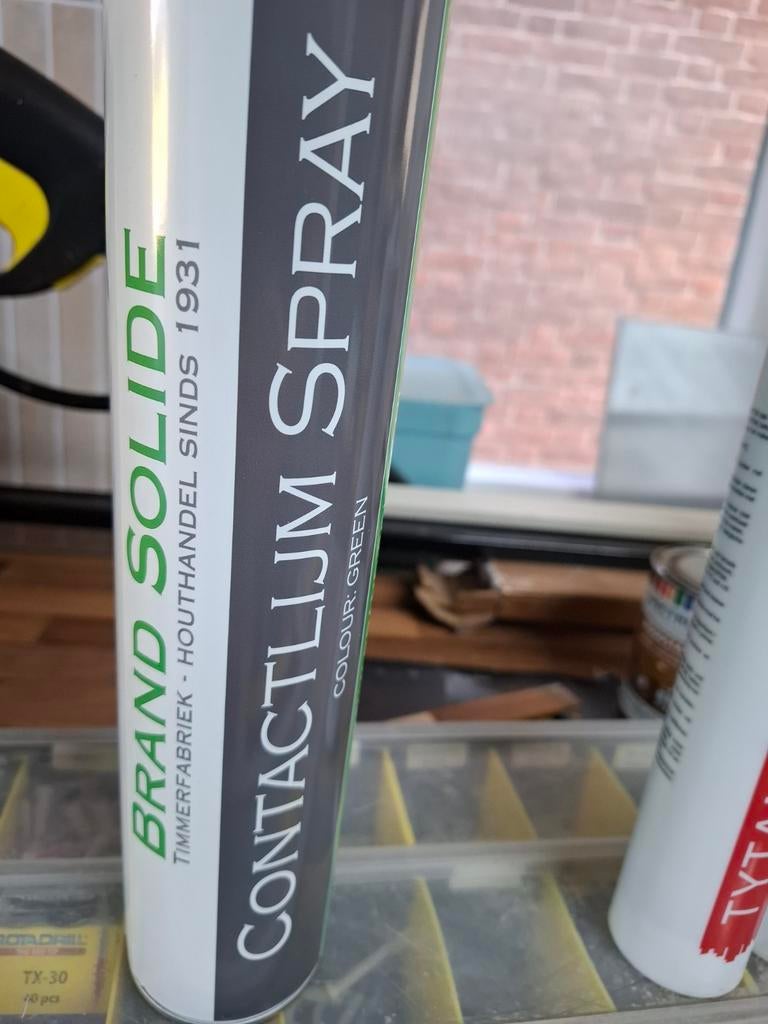 EPDM Contactlijm Spray - Brand Solide, Ophalen of Verzenden, Nieuw, Overige materialen, 15 m² of meer