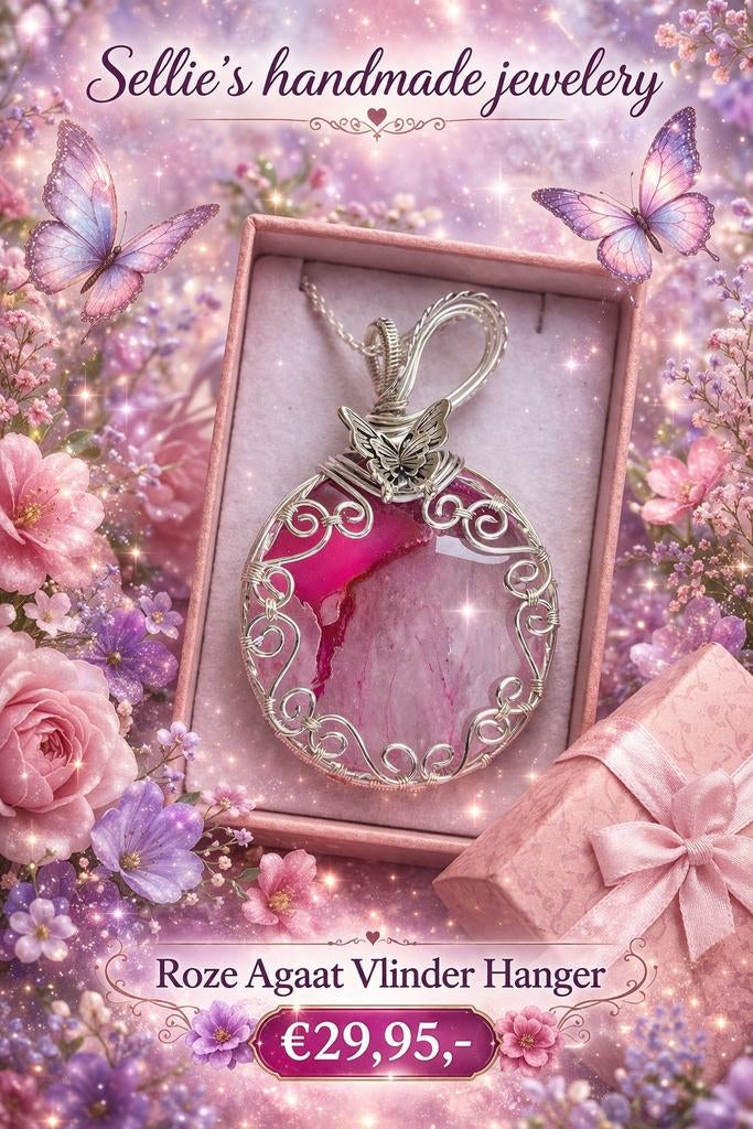 🦋 Sellie's handmade jewelery 🦋, Overige materialen, Nieuw, Ophalen of Verzenden, Met edelsteen