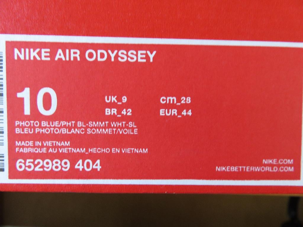 Hagelnieuw: Nike Air Odyssy sneakers maat 44, Kleding | Heren, Schoenen, Blauw, Nike, Nieuw, Ophalen of Verzenden