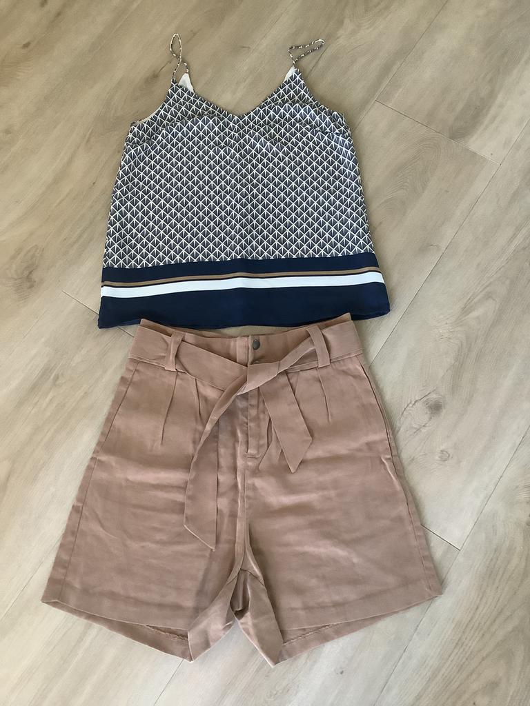 Zomerse set: Artlove short met H&M top, Verzenden, Zo goed als nieuw, Maat 38/40 (M), Kort