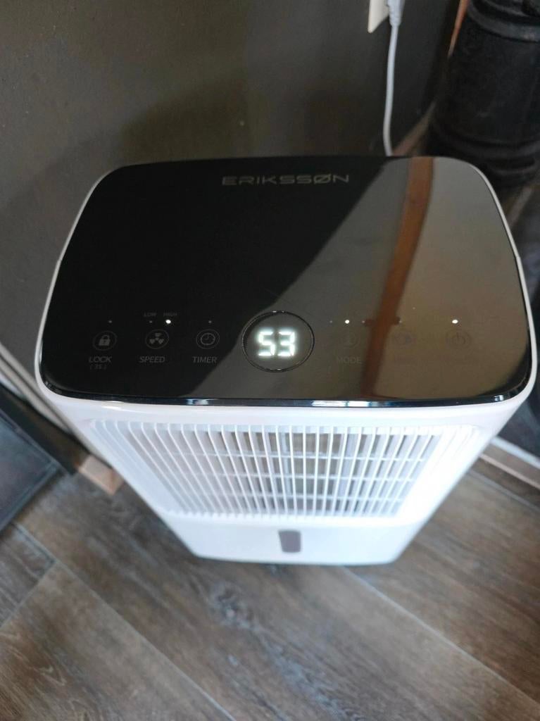 Luchtontvochtiger van Eriksson ZGAN, Ophalen of Verzenden, Zo goed als nieuw, 200 tot 400 m³ per uur, Onderbouw afzuigkap