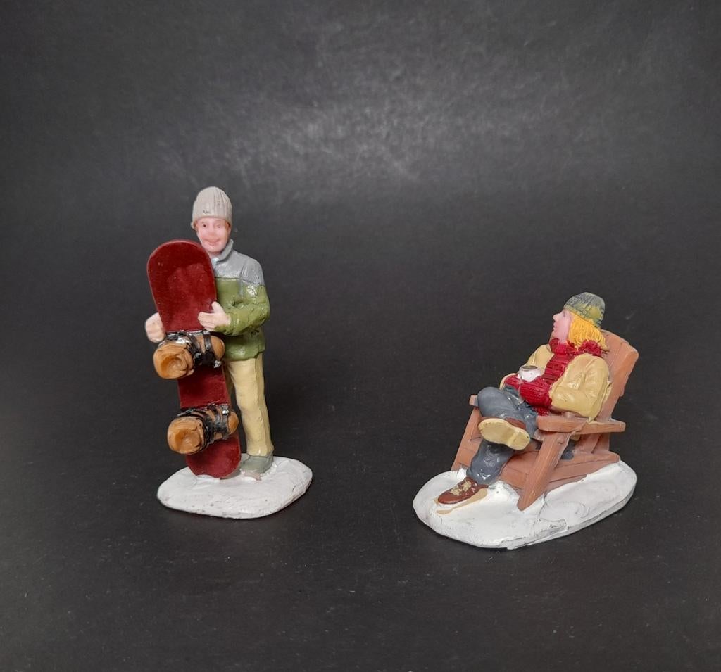 Lemax kerst figuren c44 kerstdorp kersthuisjes sneeuw, Verzenden