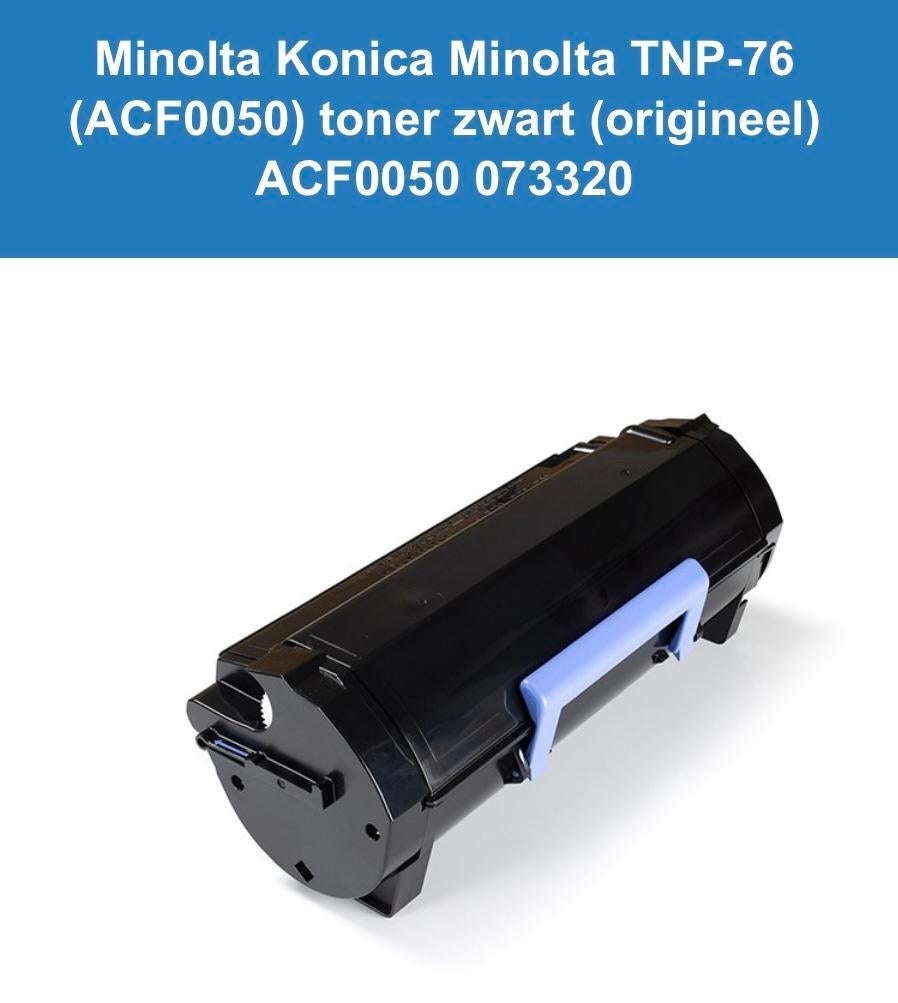Minolta Konica TNP-76 (ACF0050) toner zwart (origineel), Ophalen of Verzenden, Nieuw