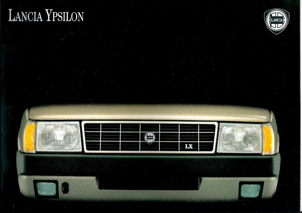 Folder Lancia Ypsilon 1990, Ophalen of Verzenden, Gelezen, Overige merken