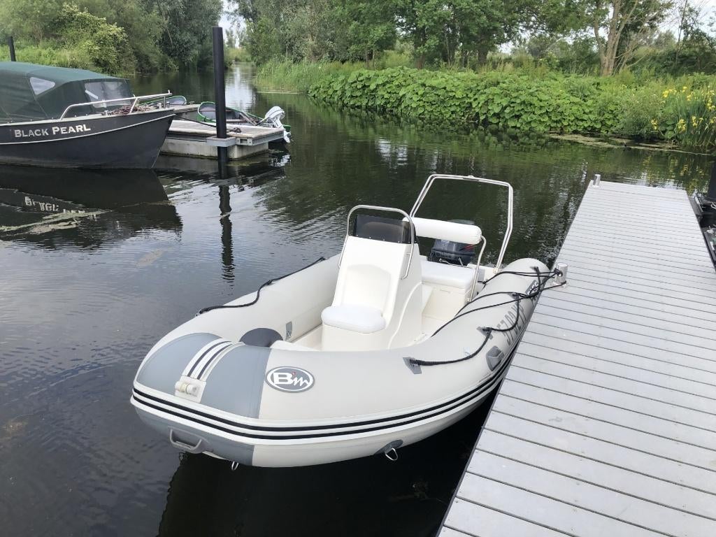 RIB 420 Console met 40pk YAMAHA + trailer en accessoires, Watersport en Boten, Ophalen, Gebruikt, Yamaha, Benzine