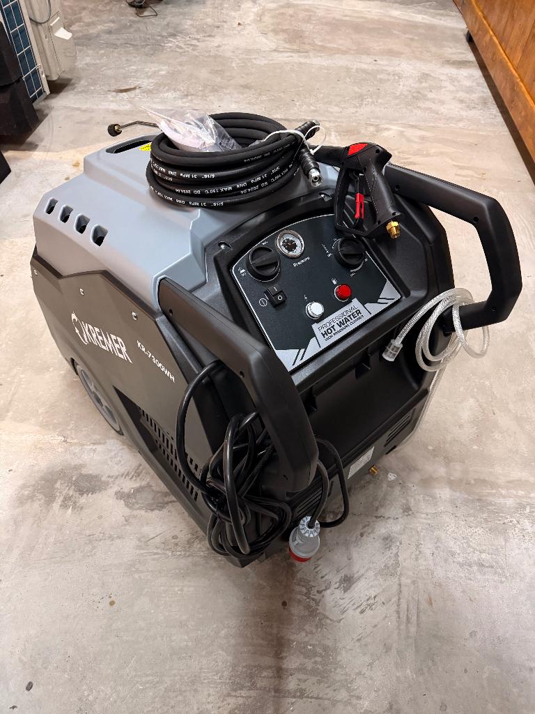 Hogedrukreiniger industrieel diesel heetwater 210 bar, Tuin en Terras, Ophalen, Nieuw, Met regelbare waterdruk, Kremer