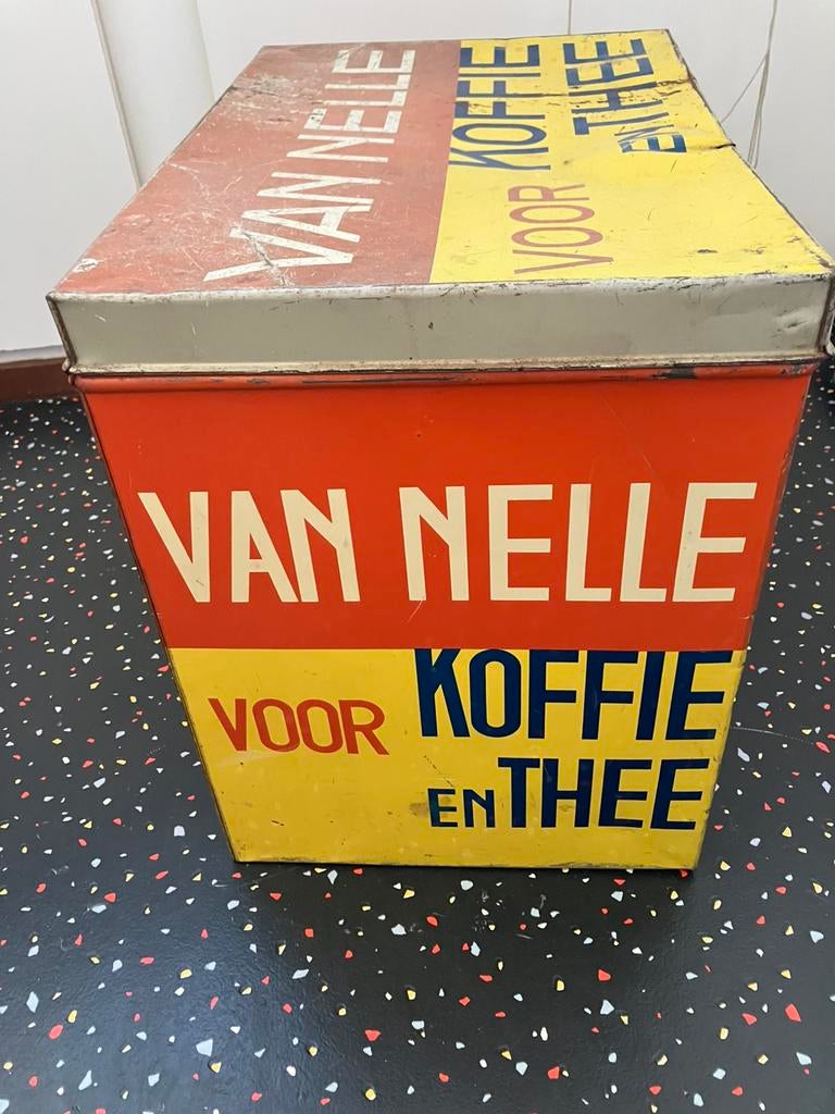 Van Nelle koffieblik, Verzamelen, Ophalen of Verzenden, Gebruikt, Koffie, Van Nelle