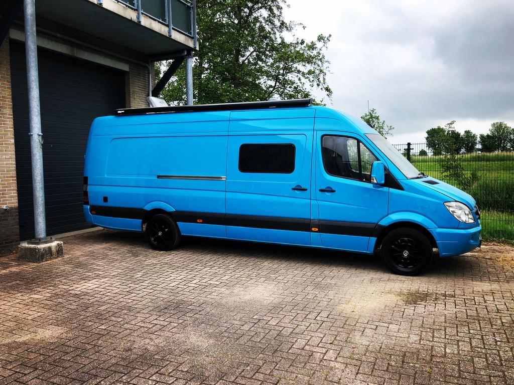 Buscamper Mercedes Sprinter automaat 160PK, Automaat, Buscamper of Camperbus, Tot en met 2, Mercedes-Benz