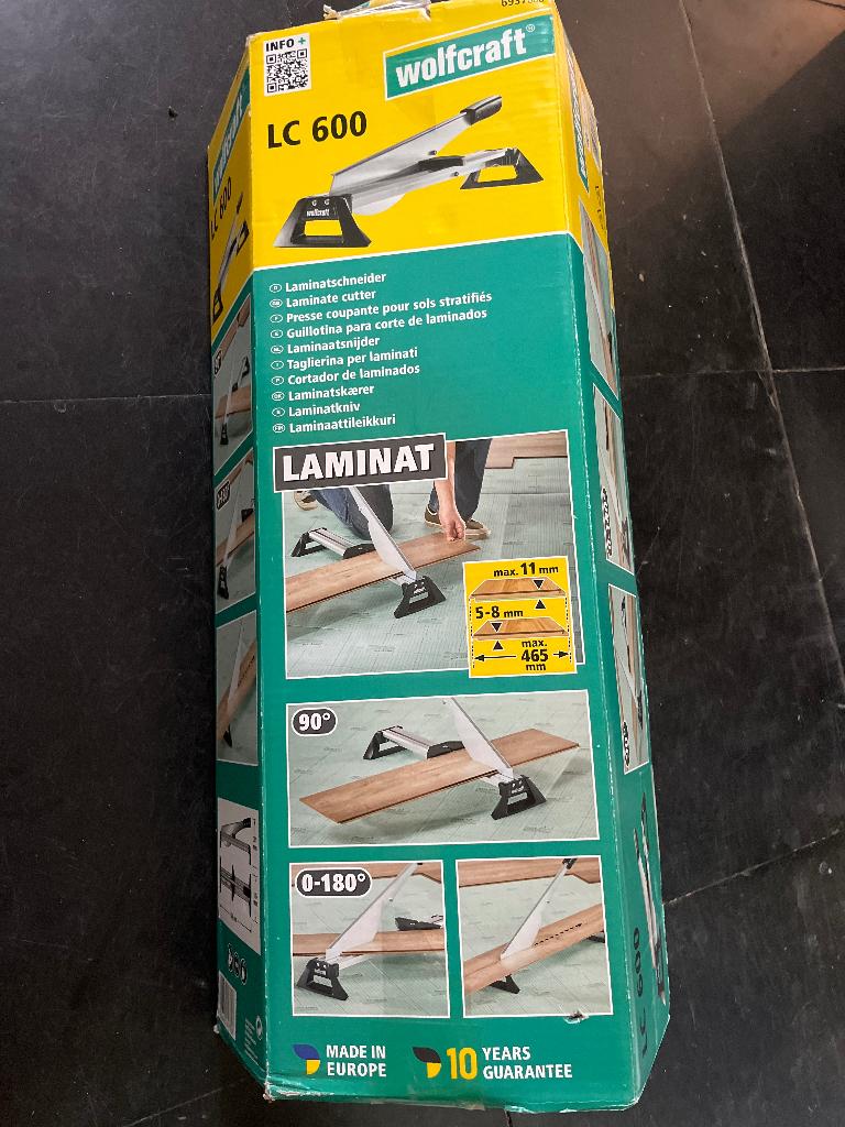 Wolfcraft LC600 Laminaatsnijder, Ophalen, Gebruikt