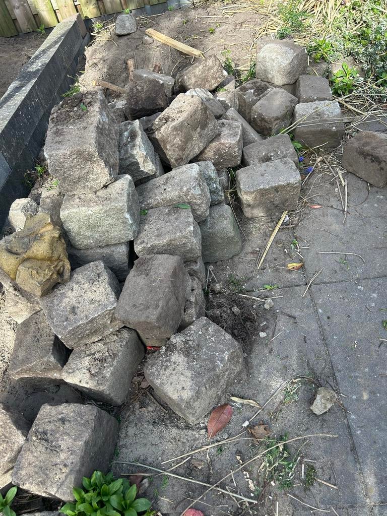 Gratis Getrommelde Stapelstenen / Blokken - Diverse Maten, Ophalen, Gebruikt, Beton, Overige typen