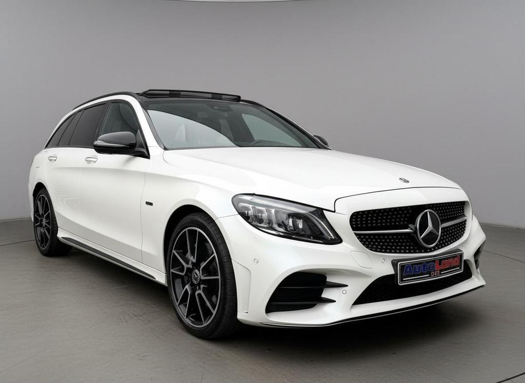 Mercedes C-klasse Estate 300 e Amg Panodak Camera Led Leer 2, Euro 6, Met garantie (alle), 320 pk, Wit