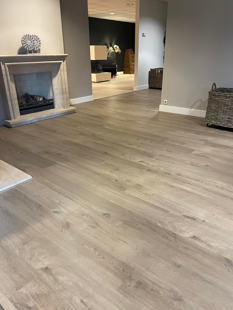Quick-Step Impressive IM3557 laminaatvloer 90m2, Ophalen, 75 m² of meer, Zo goed als nieuw, Grijs