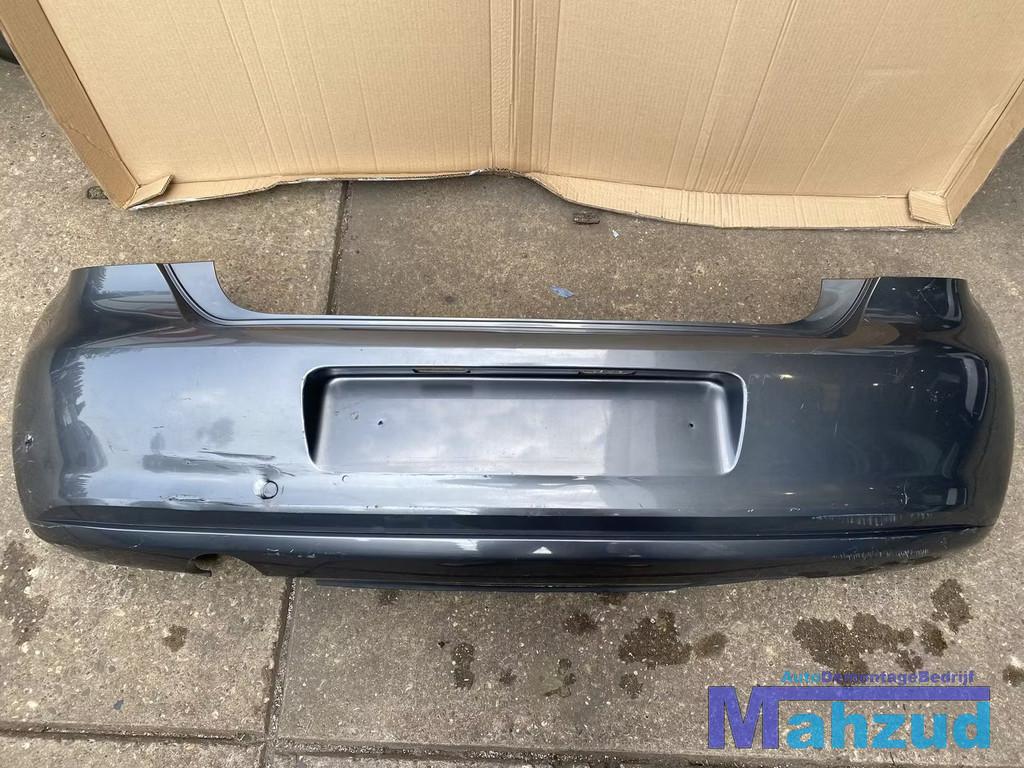 VW POLO 6R donker grijs achterbumper 2009-2016, Auto-onderdelen, Carrosserie en Plaatwerk, Bumper, Achter, Gebruikt, Ophalen of Verzenden