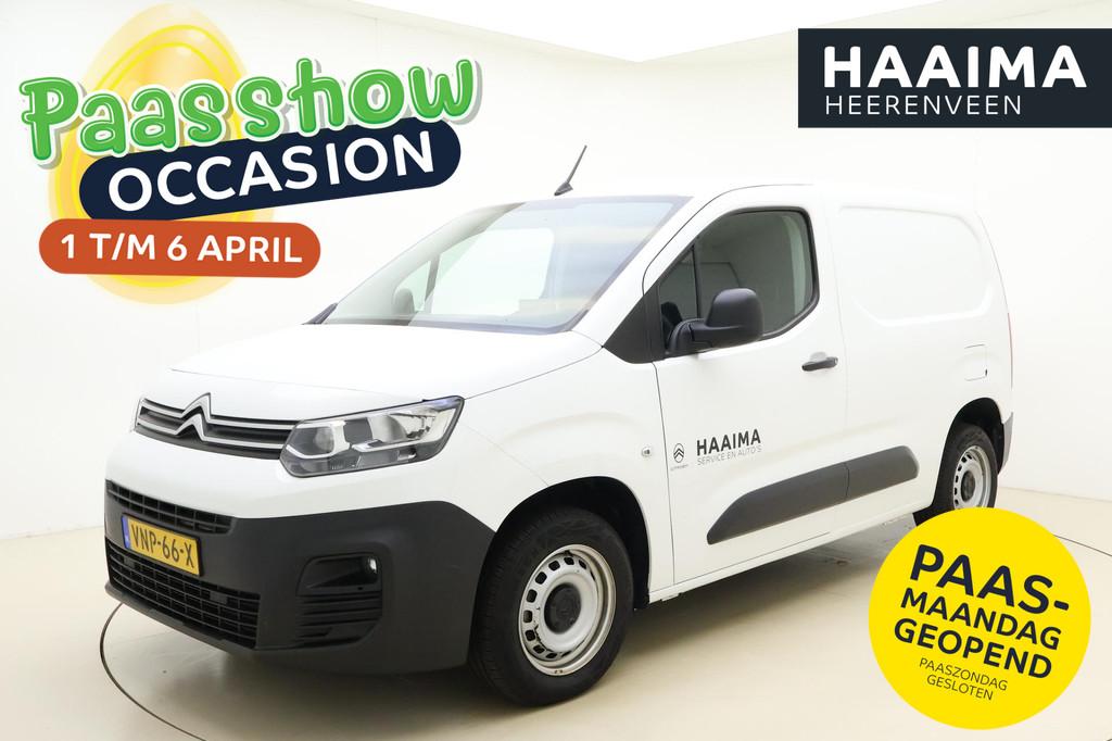 Citroen Berlingo 1.5 BlueHDI Club 75 pk| schuifdeur | Airco, Voorwielaandrijving, Stof, Gebruikt, 4 cilinders