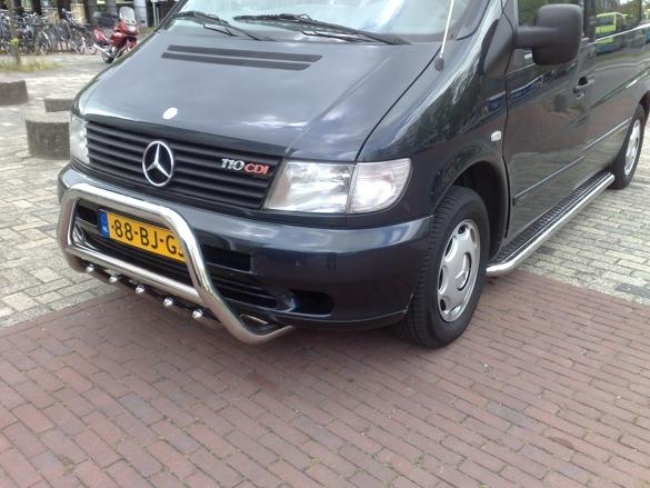 Mercedes-Benz Vito W638 Sidebars met aluminium traanplaat, Auto diversen, Tuning en Styling, Niet ingevuld, Niet ingevuld, Niet ingevuld