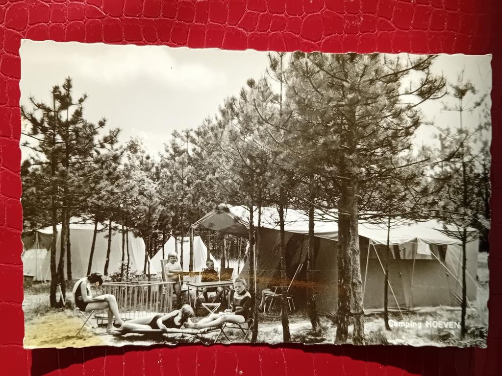 Ansichtkaart Hoeven, Verzamelen, Ansichtkaarten | Nederland, Ophalen of Verzenden, 1960 tot 1980