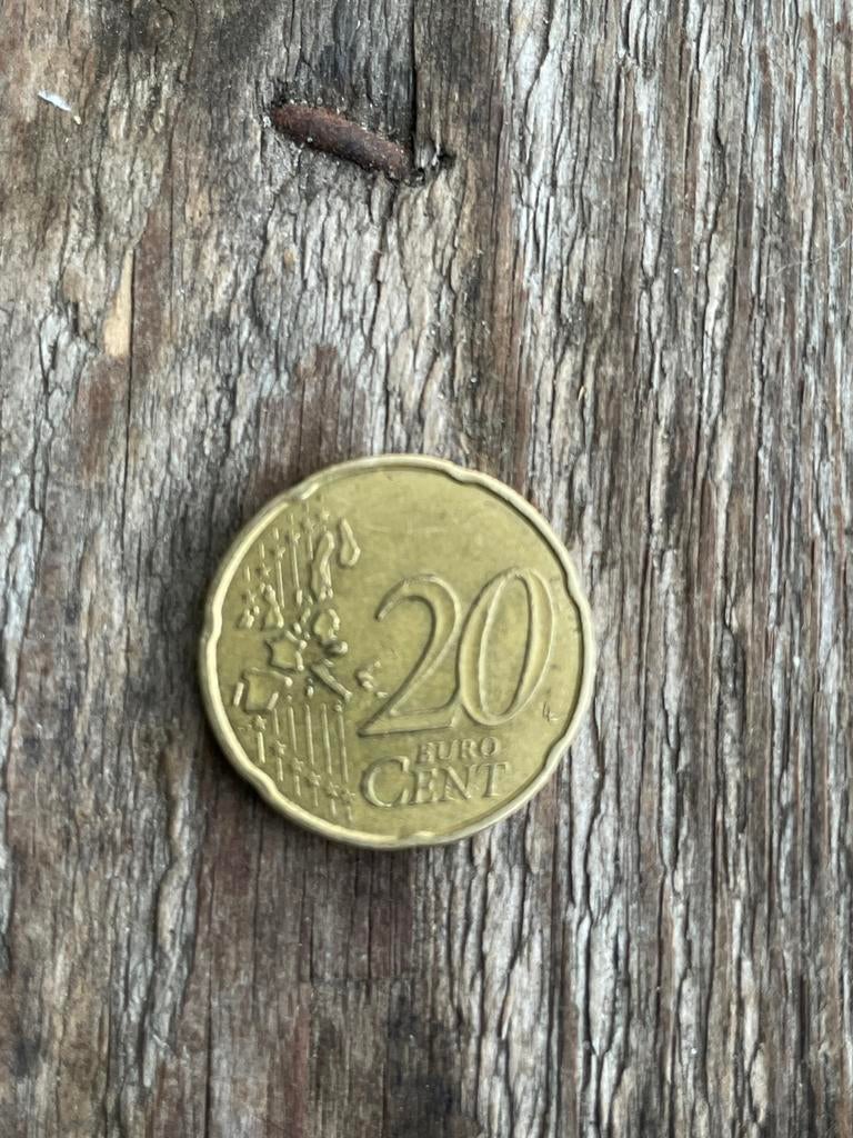 Zeldzame Franse 20 cent munt uit 1999, Postzegels en Munten, Munten | Europa | Euromunten, Ophalen of Verzenden, Frankrijk, 20 cent