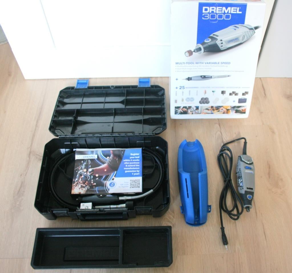 Dremel 3000 Multitool Met Verlengstuk, Doe-het-zelf en Verbouw, Gereedschap | Handgereedschap, Ophalen of Verzenden, Zo goed als nieuw