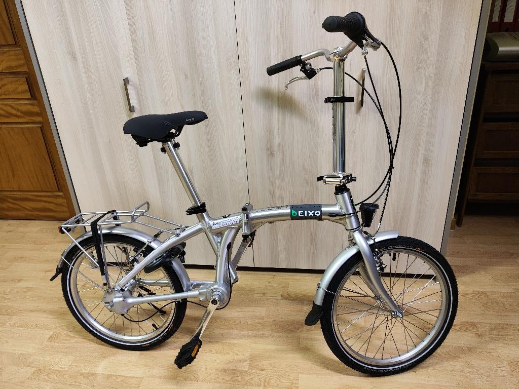 Beixo plooifiets (met cardanas = kettingloos), Fietsen en Brommers, Fietsen | Vouwfietsen, Ophalen, 20 inch of meer, Versnellingen