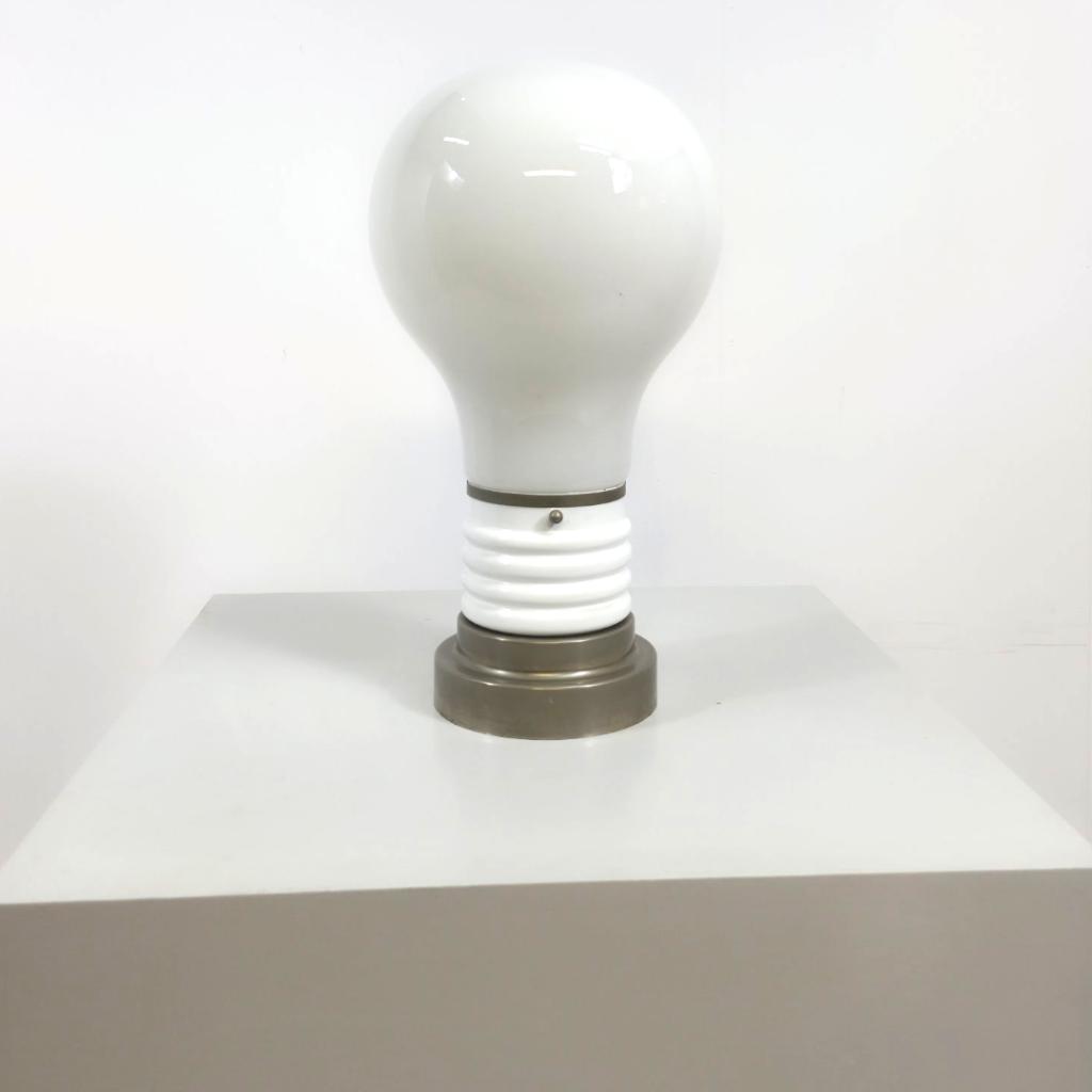 Tafellamp Mazzega Stijl vintage 70s murano, Ophalen of Verzenden, Gebruikt, Glas, 50 tot 75 cm