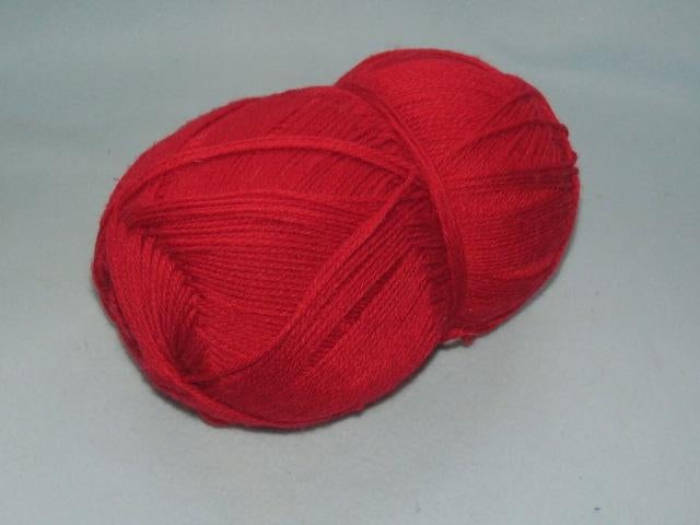 Nieuwe bol wat dikkere sokkenwol rood 100 gram, Ophalen of Verzenden, Nieuw, Breien of Haken, Wol of Garen