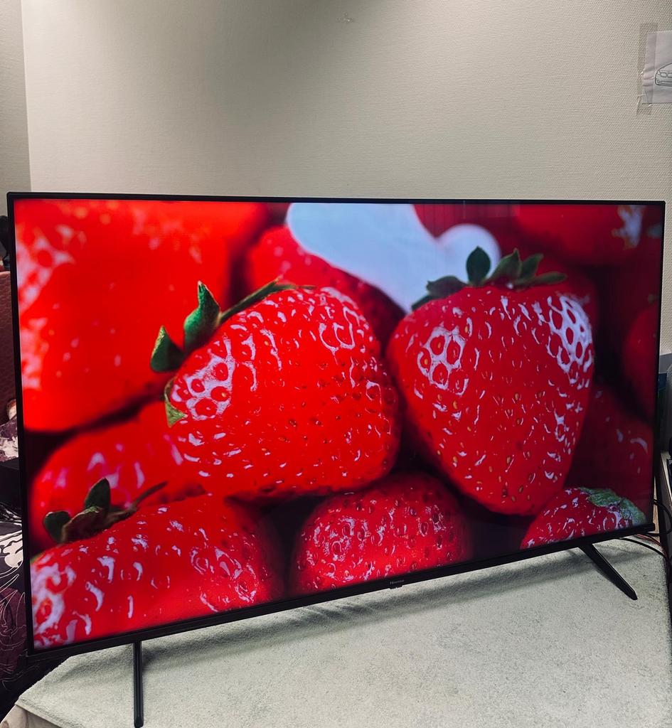 QLED SMART-TV Hisense 55-inch 4K perfect staat!, QLED, Zo goed als nieuw, 100 cm of meer, 4k (UHD)